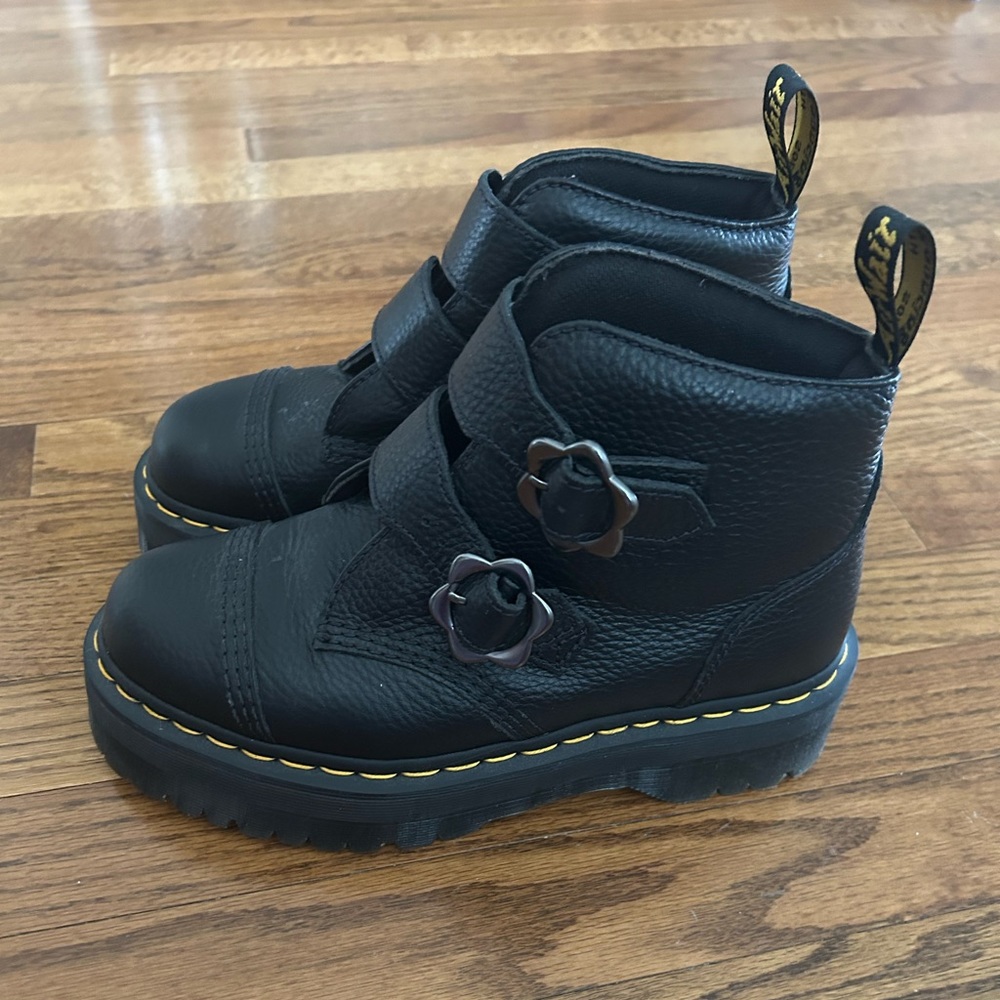 Dr. Martens Devon Flower Platform Boots
